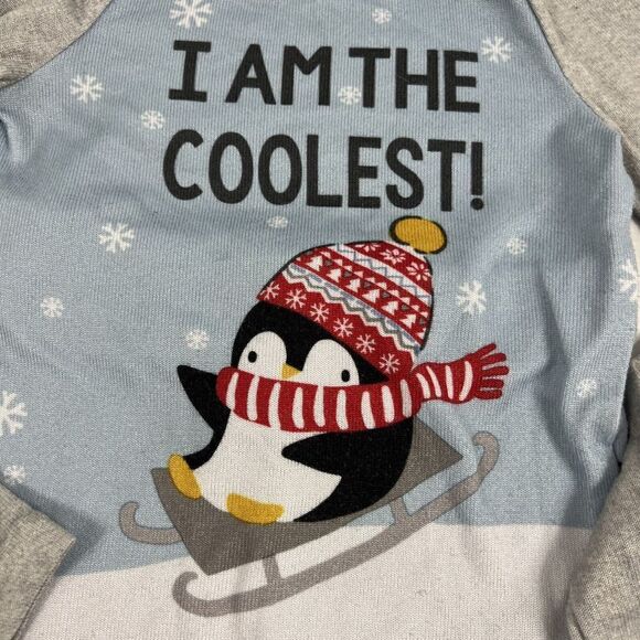 Pajama Bundle 4T Carter's & Cuddl Duds 2 Piece Sets (3 Sets) Christmas Dinosaur - Picture 3 of 16